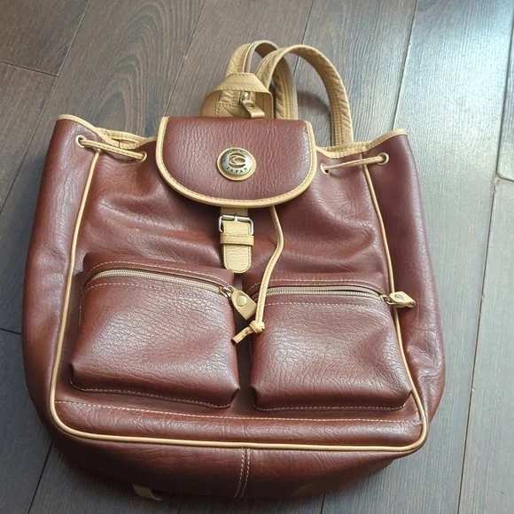 Vintage ACE JAPAN Leather Backpack - Picture 2 of 15